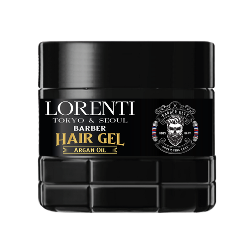 Vip Barber Supply Lorenti Hair Gel 500ml Styling Gel Black Argan