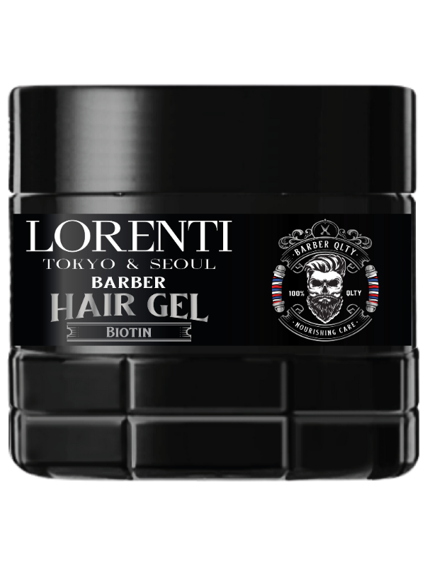 Vip Barber Supply Lorenti Hair Gel 500ml Styling Gel Black Biotin