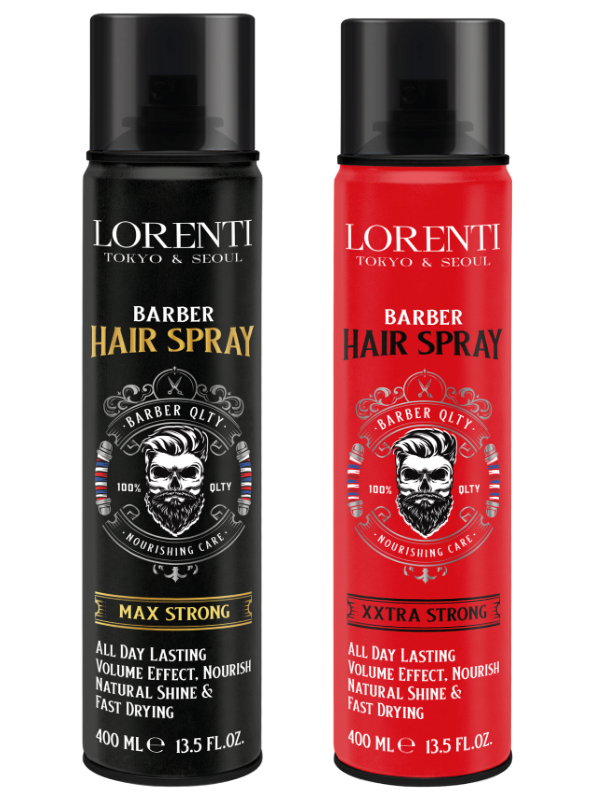 Vip Barber Supply Lorenti Hair Spray 400ml Hair Spray White Smoke Max Strong,XXtra Strong