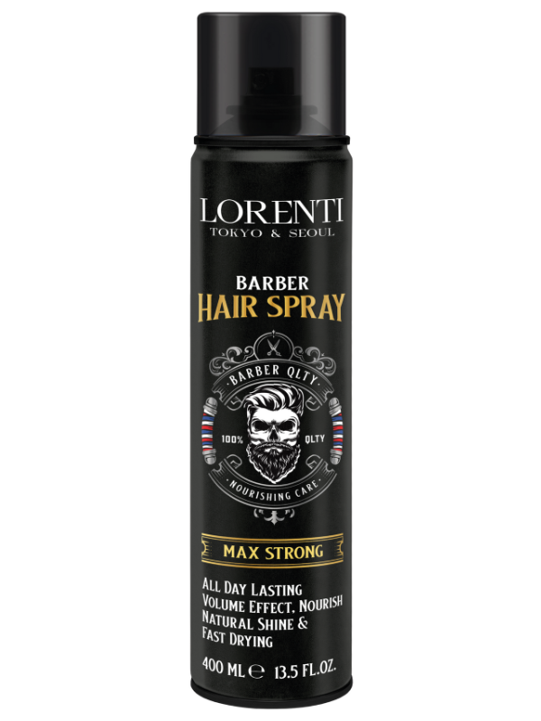 Vip Barber Supply Lorenti Hair Spray 400ml Hair Spray Dark Slate Gray Max Strong