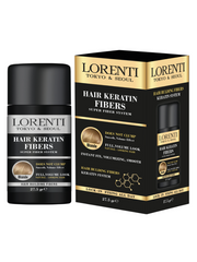 Vip Barber Supply Lorenti Keratin Hair Fiber Hair Fiber Black Black,Medium Brown