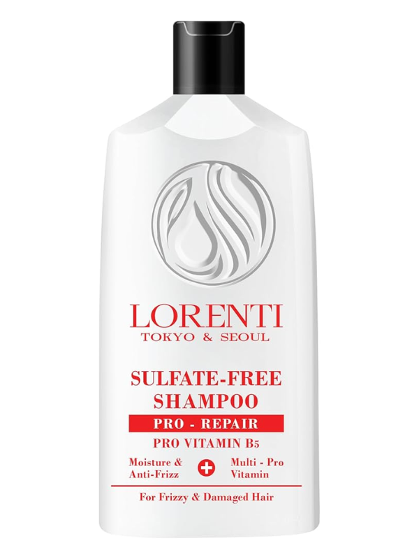 Vip Barber Supply Lorenti Shampoo 630ml - Sulfate-Free, Keratin & Argan Infusion for Healthy Hair Shampoo White Smoke Sulfate Free