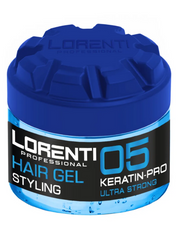 Vip Barber Supply Lorenti Hair Styling Gel 300ml Styling Gel Midnight Blue 05 Keratin-Pro Ultra Strong