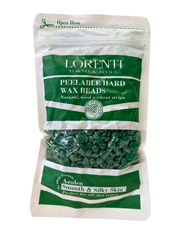 Vip Barber Supply Lorenti Peelable Hard Wax Beads 250g Depilatory Wax Light Gray Azulen