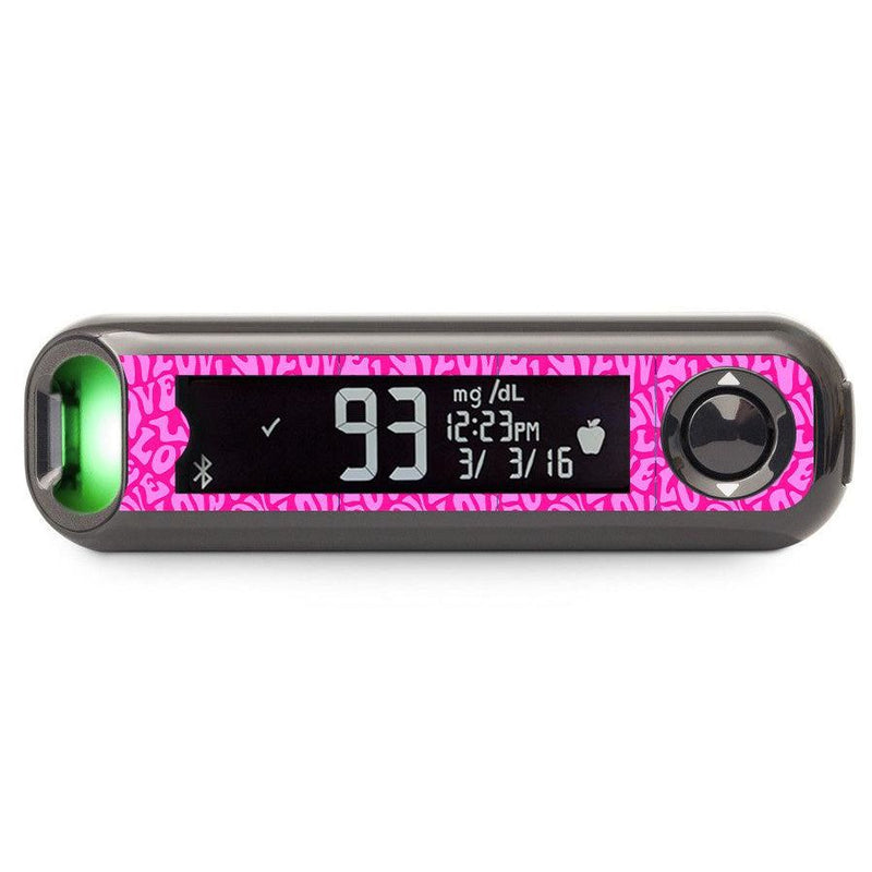 Peelz Love Bayer Contour© Next One Glucometer Peelz/Stickers