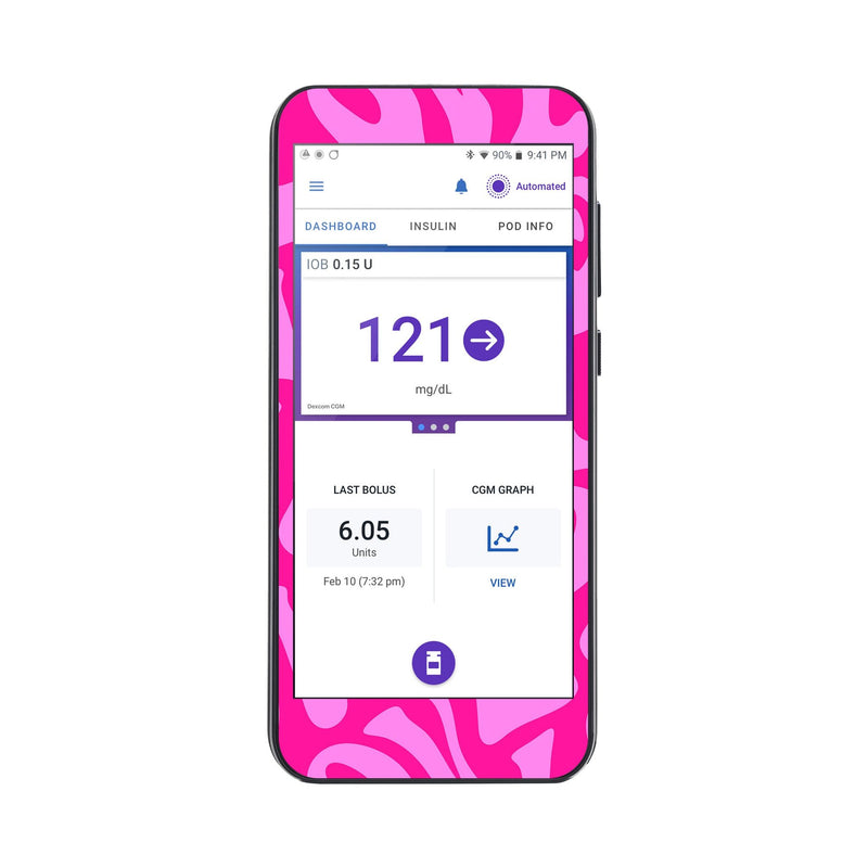 Peelz Love Sticker for Omnipod® 5 Controller – Pump Peelz Peelz/Stickers