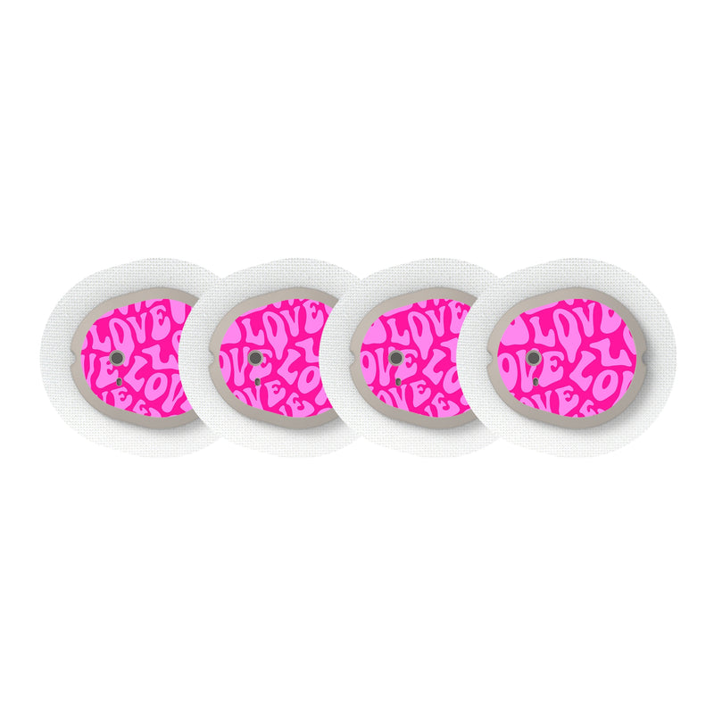 Peelz Love Sticker Designed for the DEXCOM G7 and Stelo Transmitter Peelz/Stickers