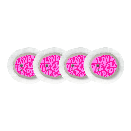 Peelz Love Sticker Designed for the DEXCOM G7 and Stelo Transmitter Peelz/Stickers