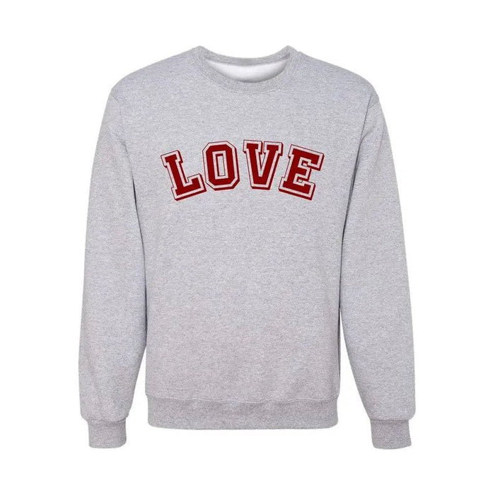 Love Heart Varsity Sweatshirt