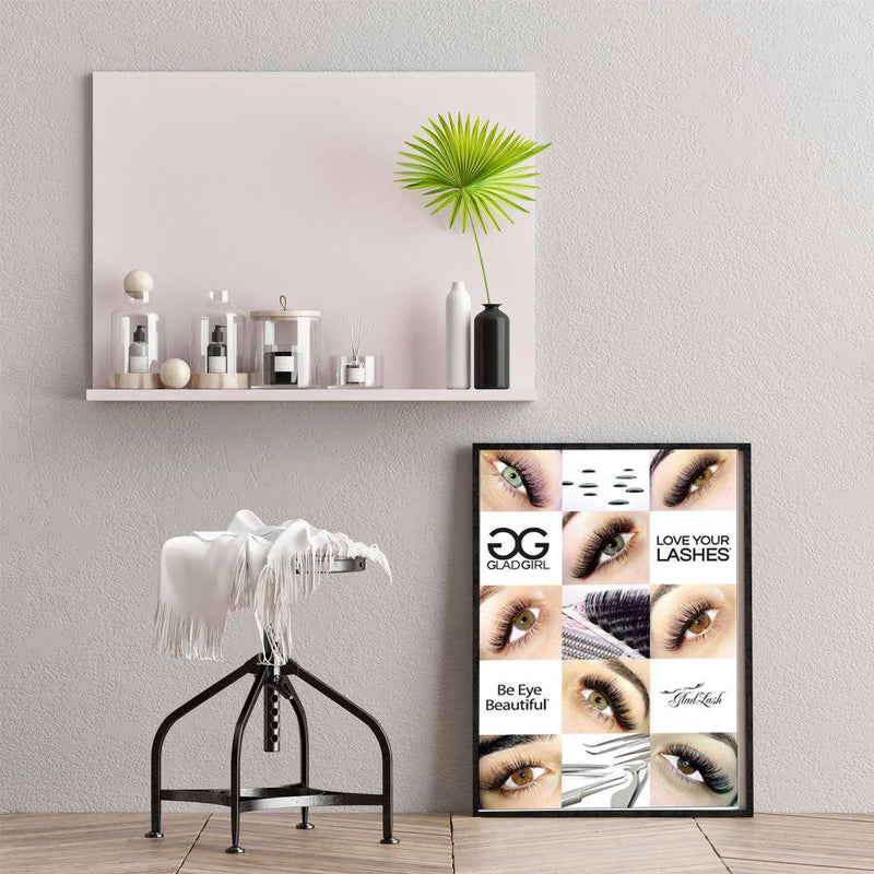 GladGirl Poster - Love Your Lashes Marketing