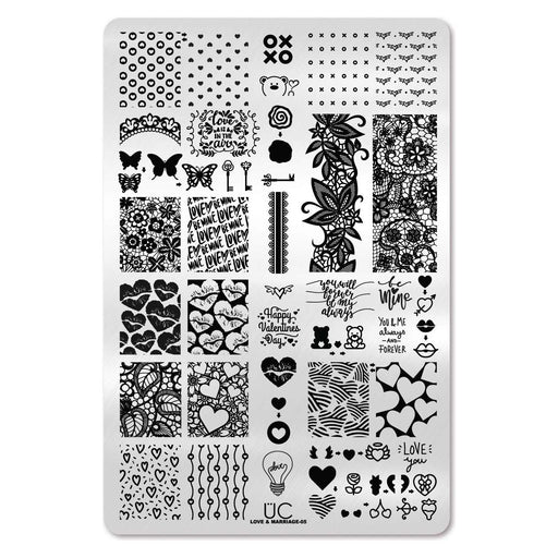 UberChic Beauty Love and Marriage-05 Stamping Plate