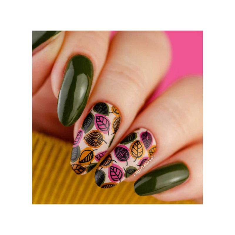 UberChic Beauty Lovely Leaves-03 Stamping Plate