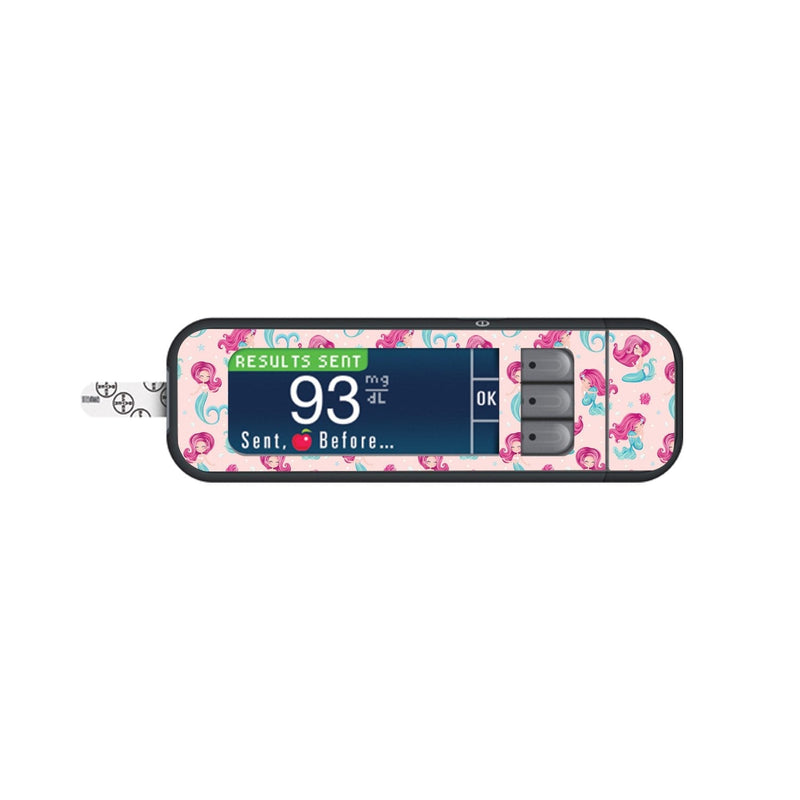 Peelz Lovely Mermaids Sticker for Bayer Contour Next Glucometer Peelz/Stickers
