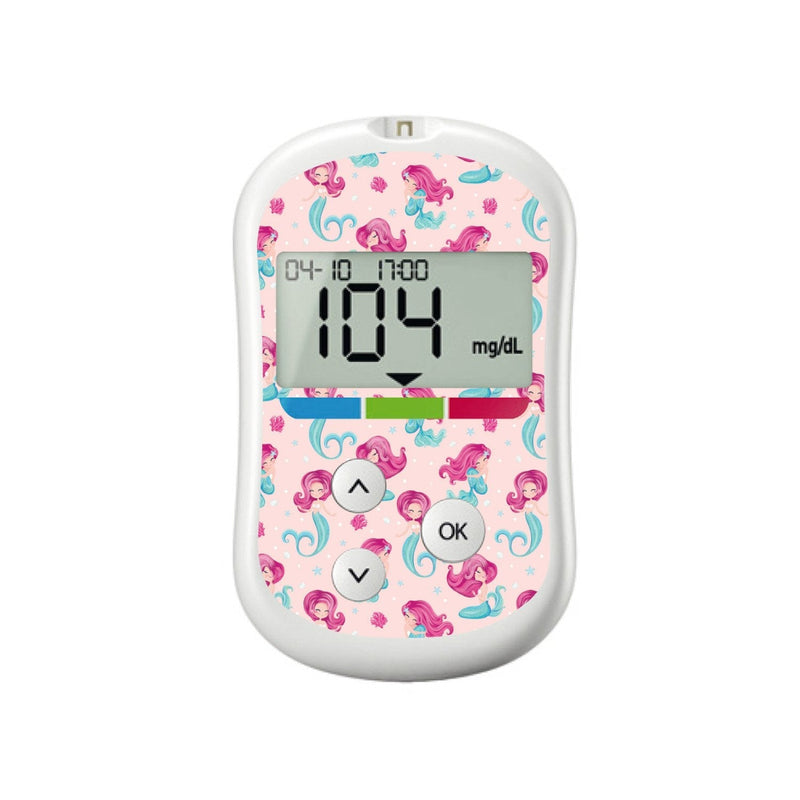 Peelz Lovely Mermaids for OneTouch Verio Flex Glucometer Peelz/Stickers
