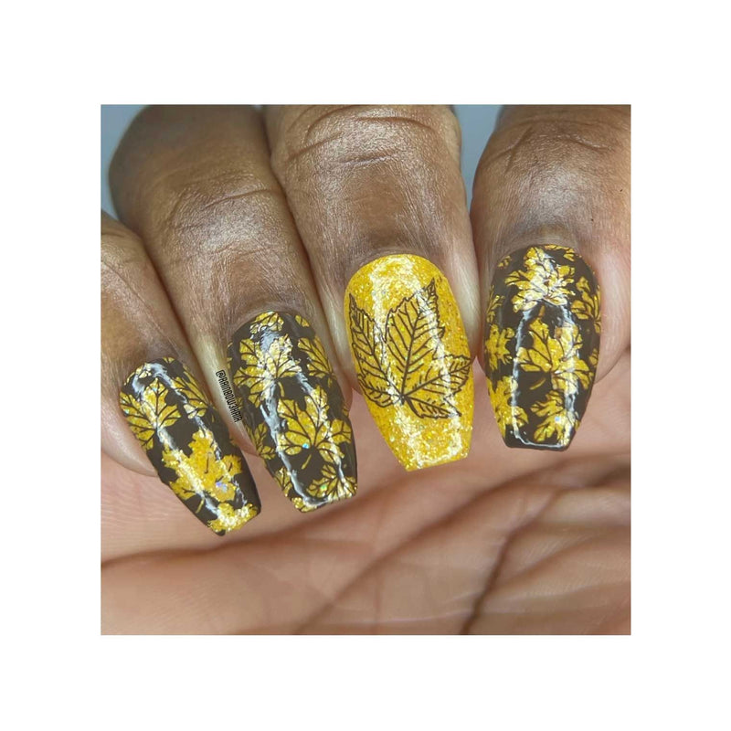 UberChic Beauty Lovely Leaves-06 Stamping Plate