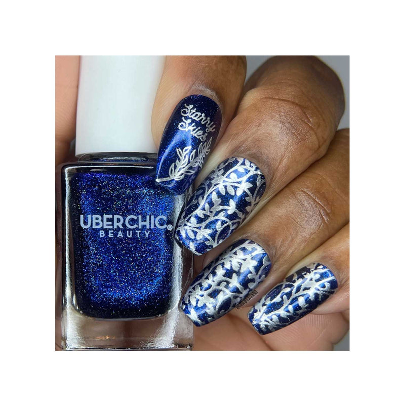 UberChic Beauty Lovely Leaves-06 Stamping Plate