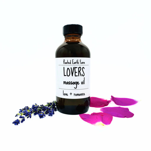 Rooted Earth Farm + Apothecary Lovers Massage Oil Bath + Body Oils