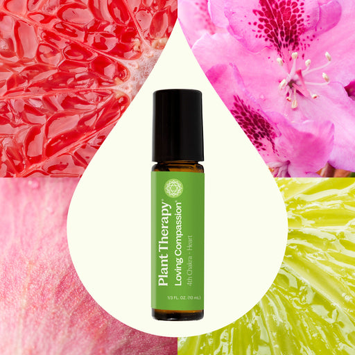 Plant Therapy Loving Compassion (Heart Chakra) Essential Oil Pre-Diluted Roll-On Essential Oil
