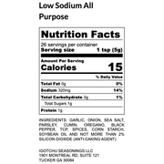 Igotchu Seasonings Igotchu Low Sodium All Purpose seasonings Seasonings & Spices White Smoke 5.5 oz,8 oz