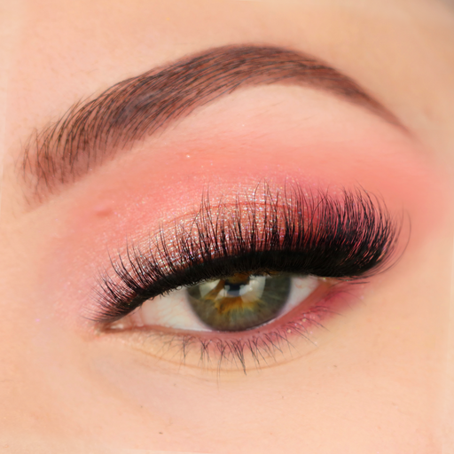 Pink Purée Luna Strip Lashes