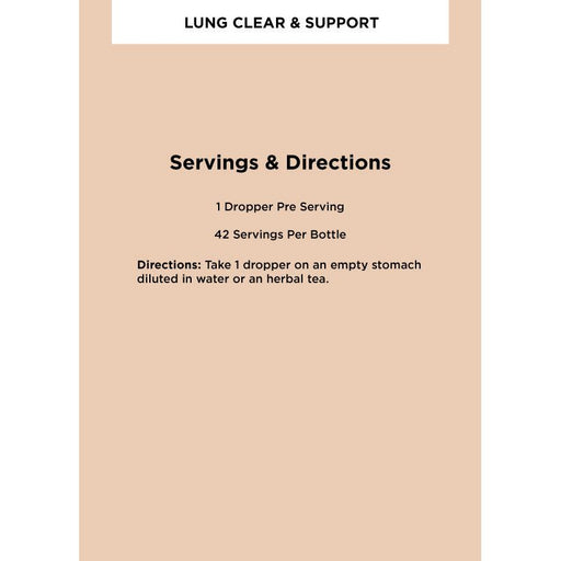 Zuma Nutrition - Lung Clear & Support Tonic