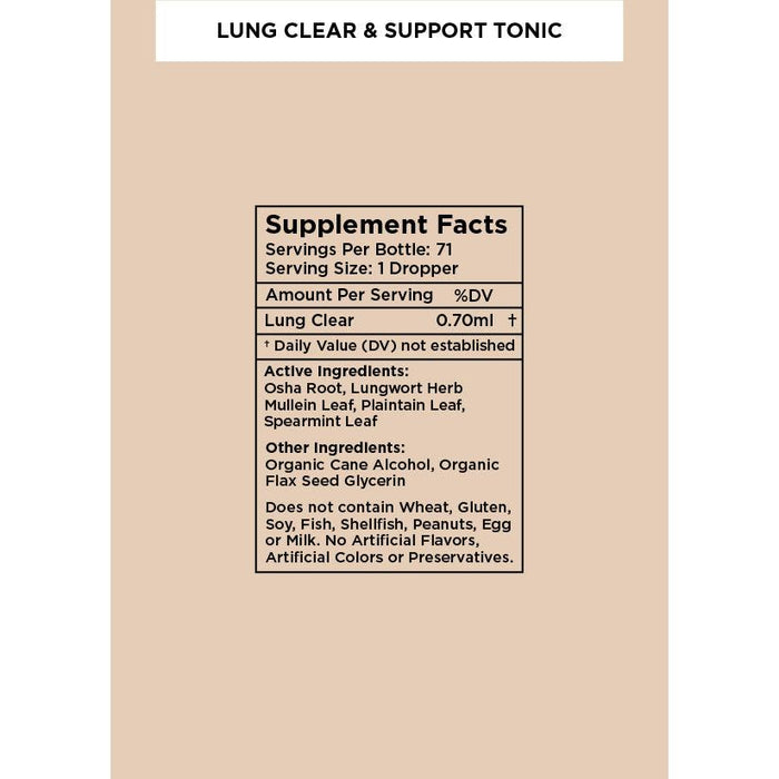 Zuma Nutrition - Lung Clear & Support Tonic (50ml)
