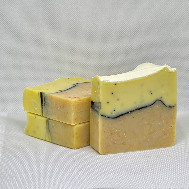 Lustful Bath, LLC LEMON POPPYSEED HANDCRAFTED SOAP Cold Process Soap