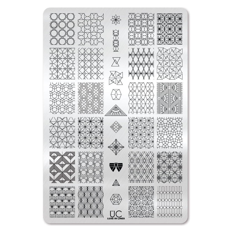 UberChic Beauty Luxe In Lines Stamping Plate
