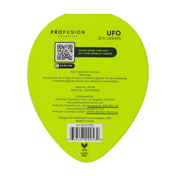 Profusion Cosmetics - UFO | SFX Glow-In-The-Dark Lashes