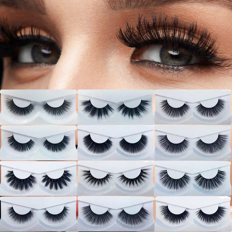 Prolux Cosmetics Faux Mink False Eyelashes Eyelashes