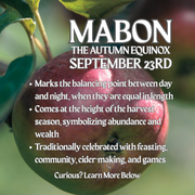 Brigid Trading Company Mabon Diffuser Oil – Fresh Apples, Apple Pie & Harvest Spices diffuser oil