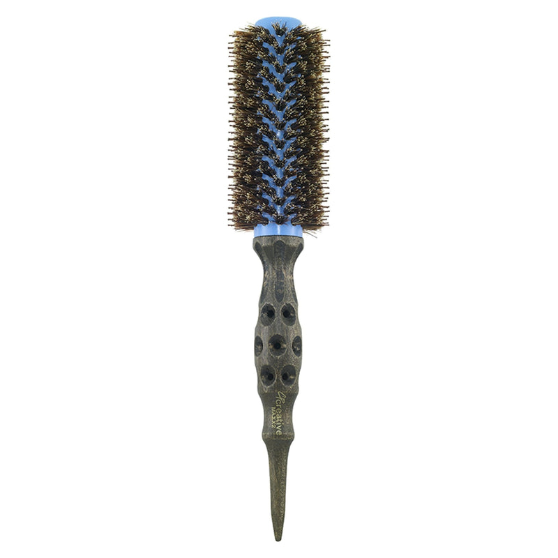 Creative Pro Hair Tools Maxx Wood and Ceramic Round Hair Brush Hair Brush