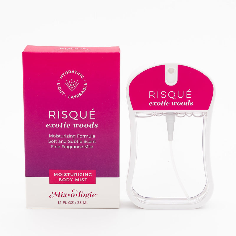 MIXOLOGIE Moisturizing Body Mist with Free Mini Bundle by Mixologie Body Mist White Smoke Risque' (exotic woods)