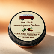 VanMan VanMan Tiny's Skincare Wheat Vanilla Magnesium Deodorant