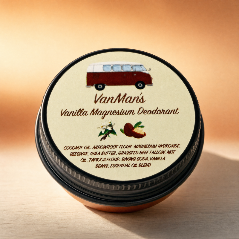 VanMan VanMan Tiny's Skincare Wheat Vanilla Magnesium Deodorant