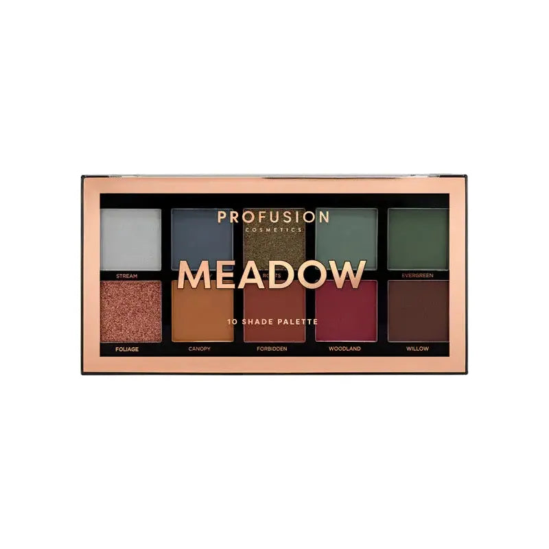 Profusion Cosmetics Meadow 10 shade palette Eyes