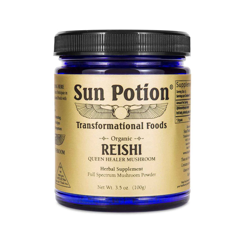 Sun Potion Reishi Mushroom Powder (Organic) Adaptogen