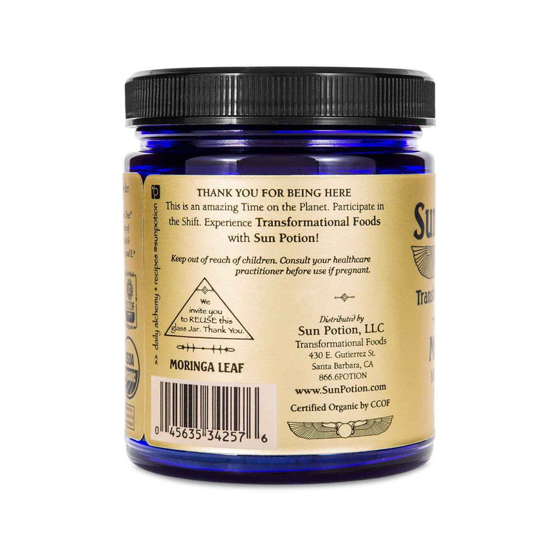 Sun Potion Moringa Leaf Powder (Organic) Adaptogen