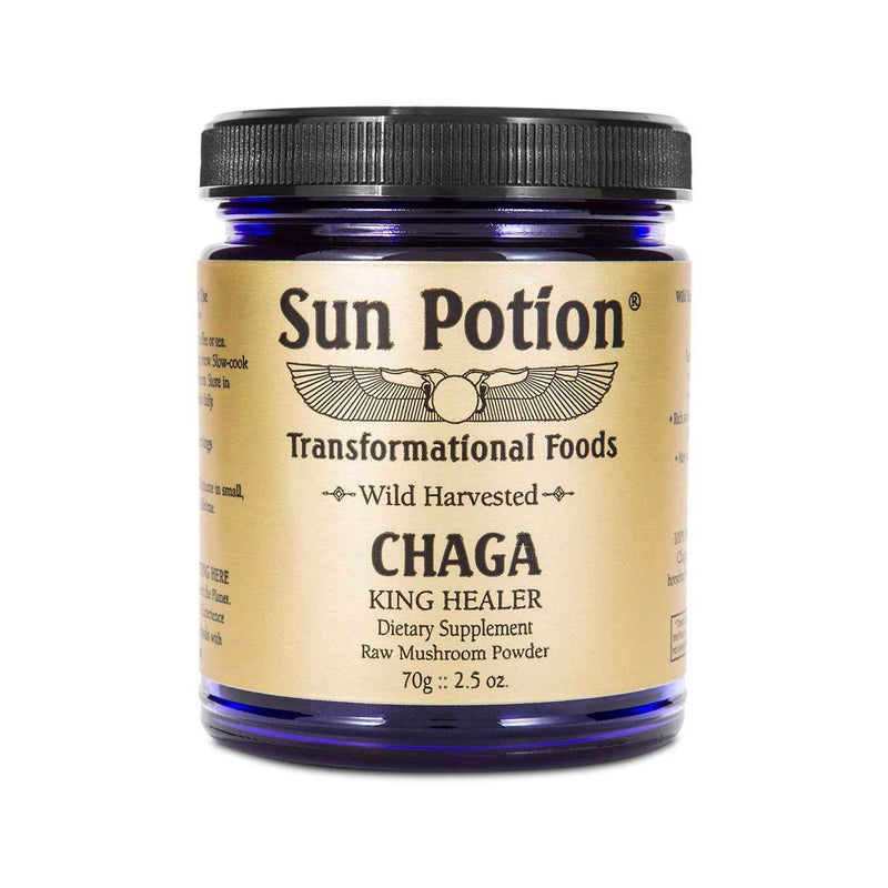 Sun Potion Chaga Mushroom Powder (Wildcrafted) Adaptogen