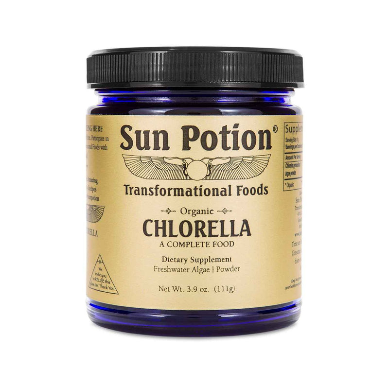 Sun Potion Chlorella Powder (Organic, Sound Processed) Adaptogen