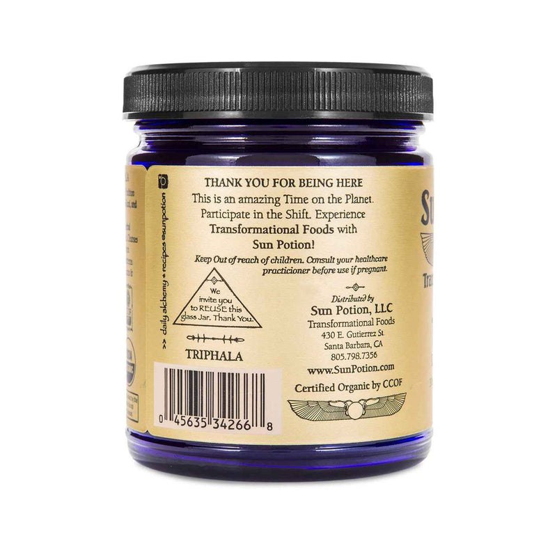 Sun Potion Triphala (Organic Cold Water Extract Powder) Superfood