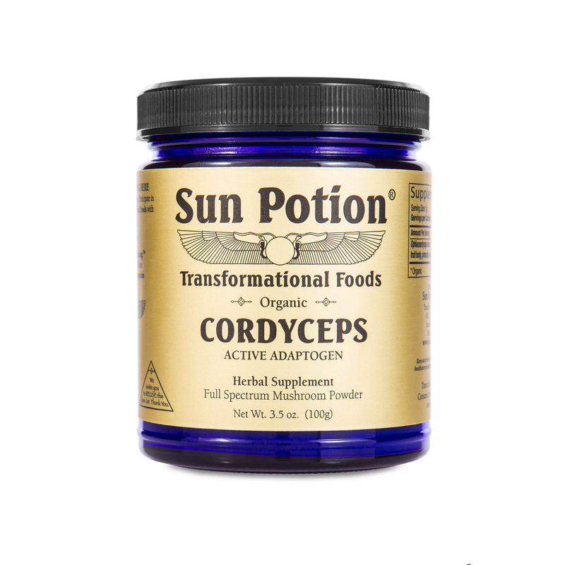 Sun Potion Cordyceps Mushroom Powder (Organic) Adaptogen