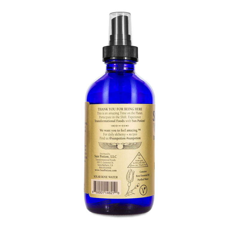 Sun Potion Solar Rose Water Retail Midnight Blue 8 oz
