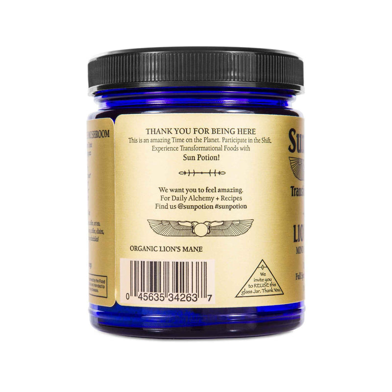 Sun Potion Lion's Mane (Organic) 100 grams Adaptogen