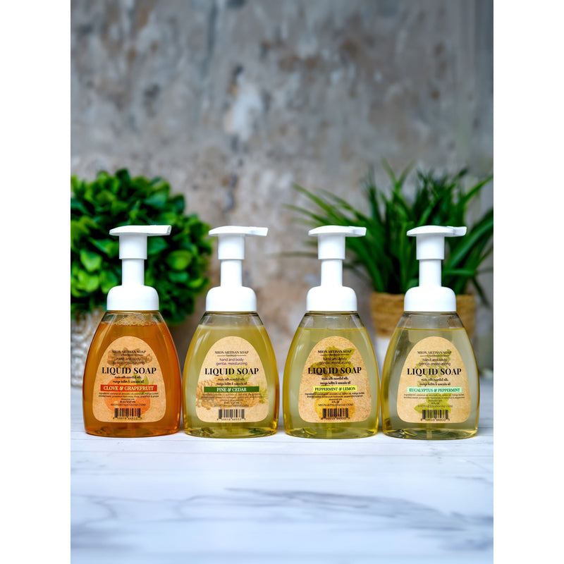 MION Artisan Soap Co. Liquid Soap | Luxurious Foam for Hands & Body