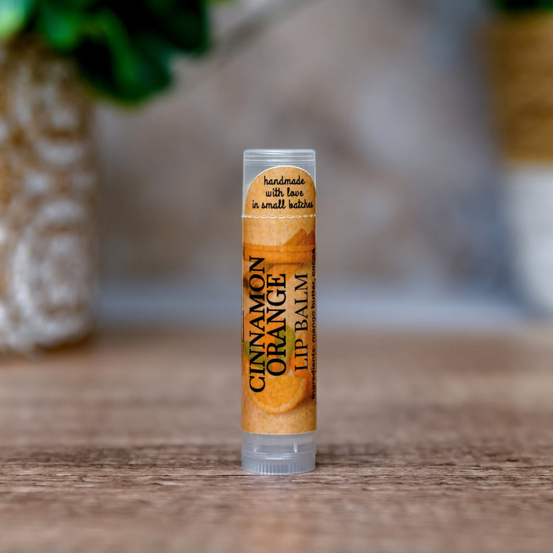 MION Artisan Soap Co. Lip Balm | Made with Cocoa & Mango Butter Rosy Brown Cinnamon & Orange