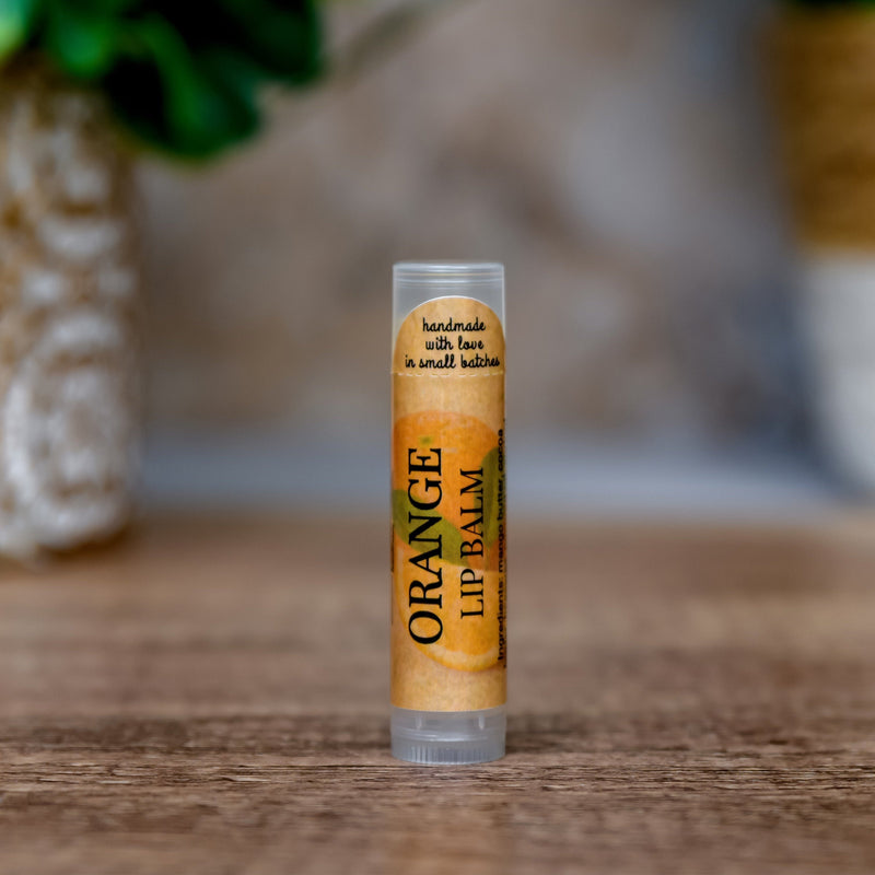 MION Artisan Soap Co. Lip Balm | Made with Cocoa & Mango Butter Dim Gray Orange