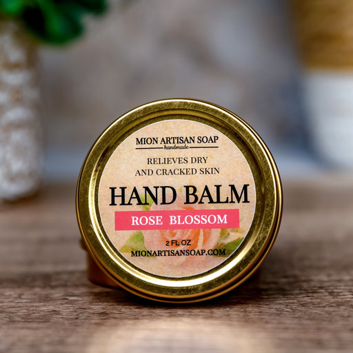 MION Artisan Soap Co. Hand Balm | Not Greasy, Antibacterial, Moisture-Locking Dim Gray Rose Blossom