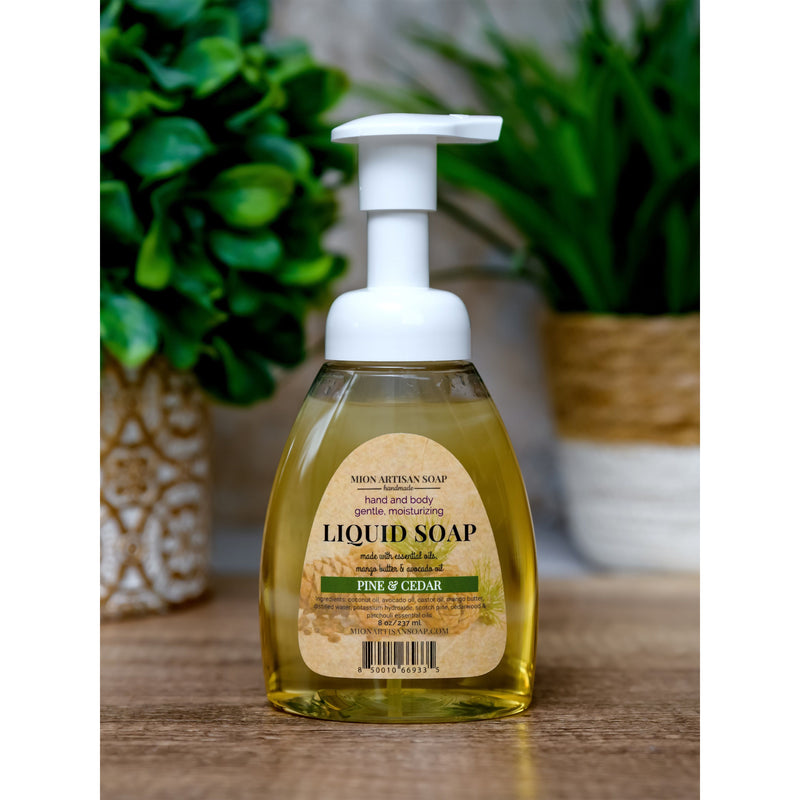 MION Artisan Soap Co. Liquid Soap | Luxurious Foam for Hands & Body