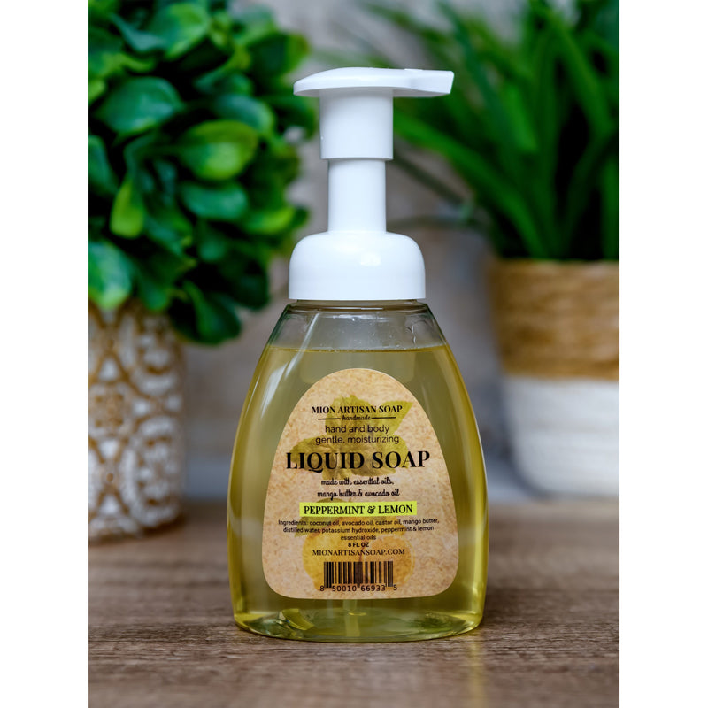 MION Artisan Soap Co. Liquid Soap | Luxurious Foam for Hands & Body